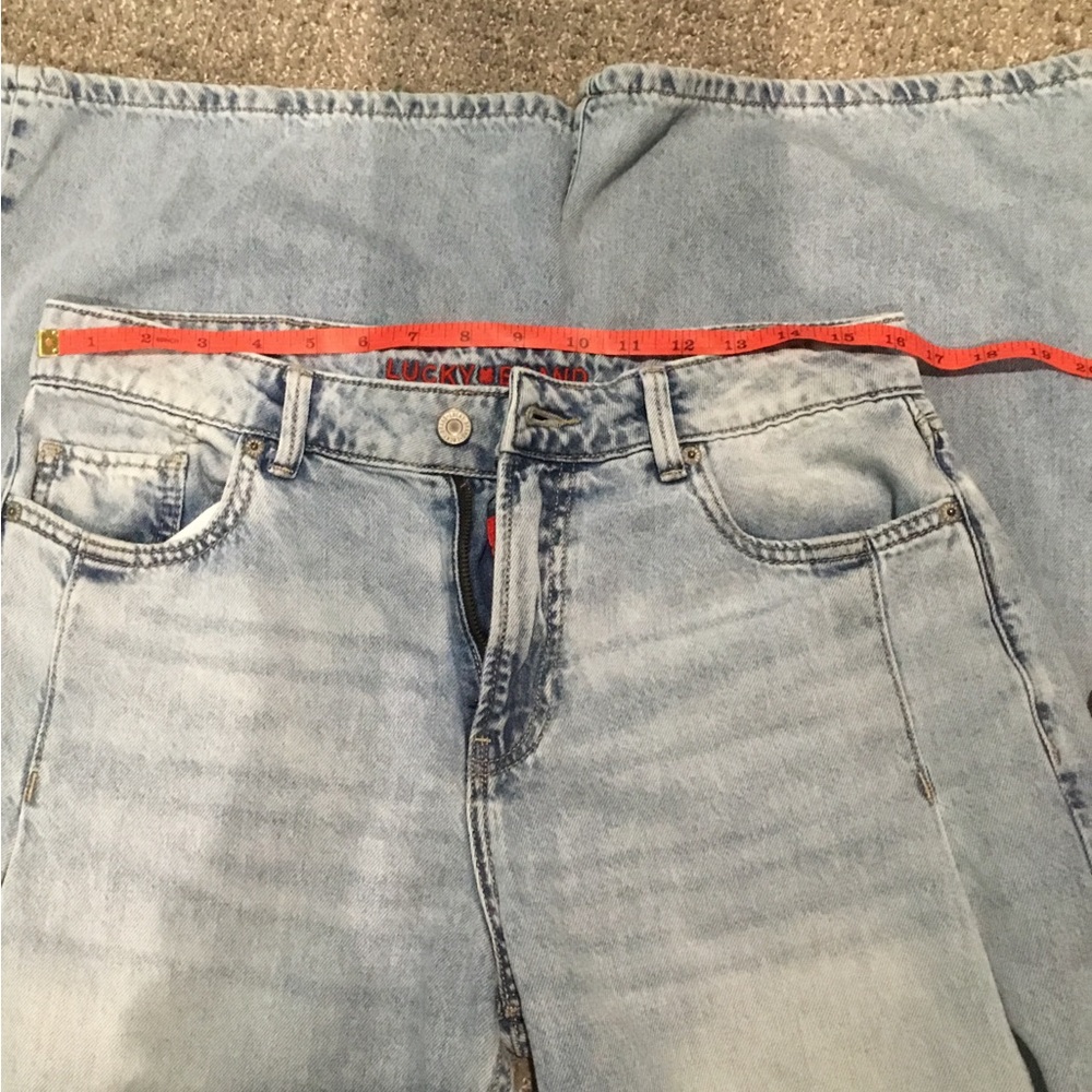 Lucky brand pleated palazzo wide leg jeans - Picture 7 of 16